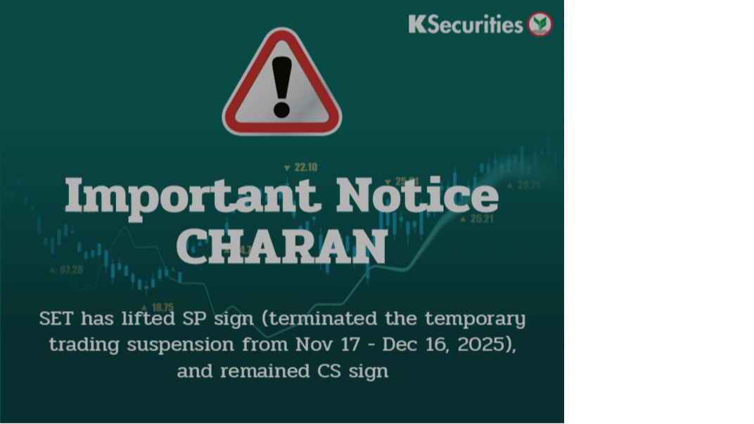 Important Notice SET has lifted SP sign and remained CS sign on the ...