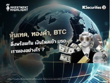 หุ้นเทค, ทองคำ, BTC ดิ่งพร้อมกัน เงินไหลเข้า USD เรามองอย่างไร ?