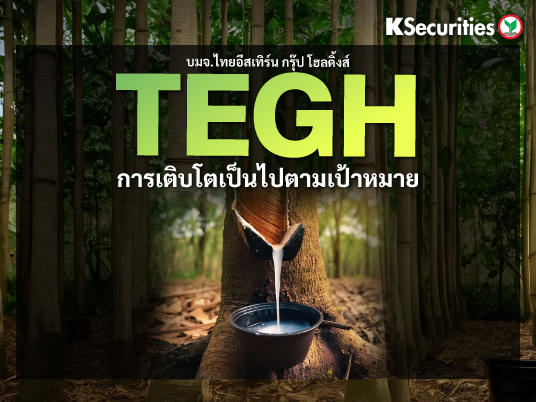 TEGH การเติบโตเป็นไปตามเป้าหมาย