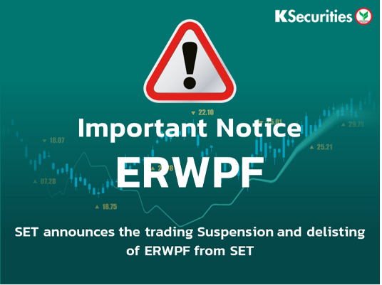 Trading Suspension and Delisting of ERWPF 