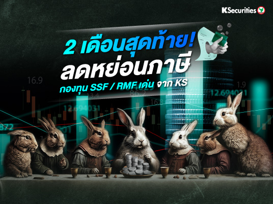 2 เดือนสุดท้าย! ลดหย่อนภาษี กองทุน SSF/RMF เด่น จาก KS