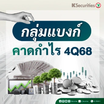 KS: กลุ่มธนาคาร คาดกำไร 4Q68