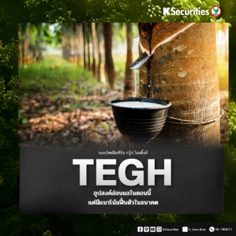 KS : TEGH อุปสงค์อ่อนแอในตอนนี้ แต่มีแนวโน้มฟื้นตัวในอนาคต