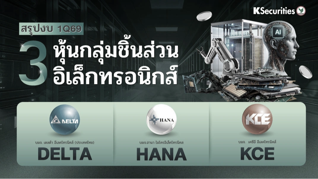  KS: Electronic Components Sector : สรุปงบ 1Q69