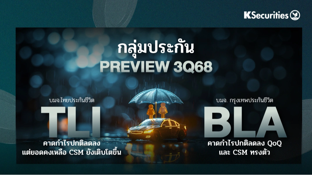 Insurance Sector : Preview งบ 3Q68